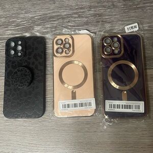 Bundle Of Three (3) NEW IPhone 12 Pro Max Cases